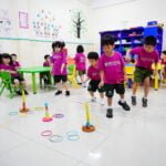 Kindergarten students at Sekolah Mondial