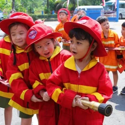 Sekolah Mondial students during a school activity